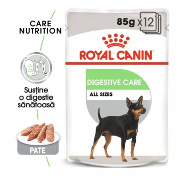 Set 12 buc x 85 gr Hrana umeda pentru caini Royal Canin Digestive Care