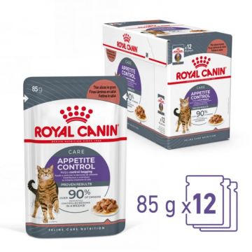 Set 12 buc x 85 gr Hrana umeda pentru pisici Royal Canin Appetite Control