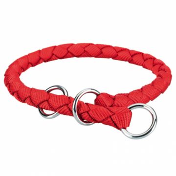 Zgarda pentru caini M 39-45 cm 12 mm rosie