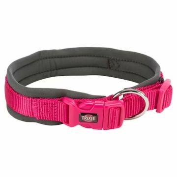 Zgarda Premium fucsia M-L 49-55 cm   25mm