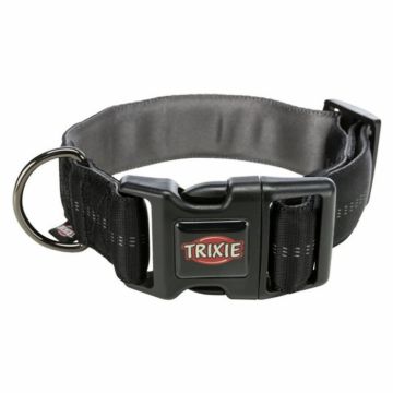 Zgarda softline elegance negru gri L-XL 55-70 cm 38 mm