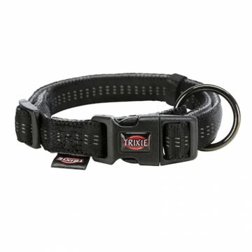 Zgarda Trixie Softline Elegance L-XL 40-65 cm 25 mm Negru Gri