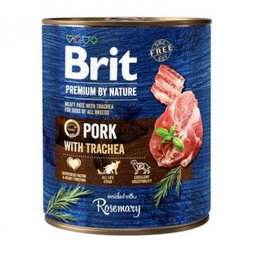 Conserva pentru caini Brit Premium cu porc 800 gr