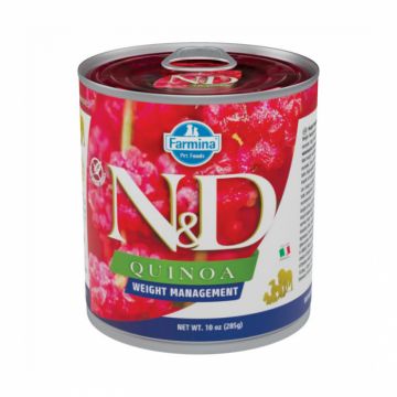 Conserva pentru caini ND QUINOA Adult Controlul greutatii 285 gr
