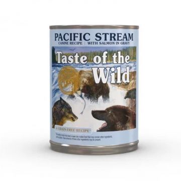 Conserva pentru caini Taste of the Wild Pacific Stream Canine 390 gr