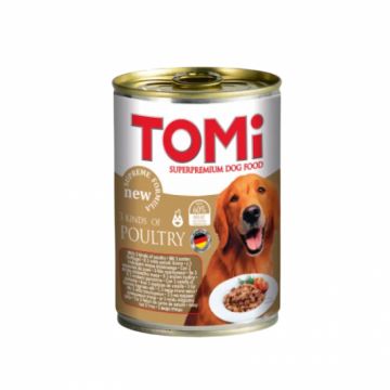 Conserva pentru caini Tomi cu pui 400 gr