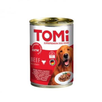 Conserva pentru caini Tomi cu vita 400 gr
