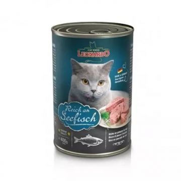 Conserva pentru pisici Leonardo cu peste oceanic 400 gr