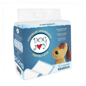 Covoras absorbant Dog Joy 60 x 60 cm, 10 buc