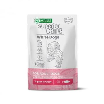 Gustari pentru caini N.P. Superior Care White Dogs cu ton 70 gr