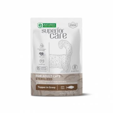 Gustari pentru pisici N.P. Superior Care Sterilised cu ton 70 gr