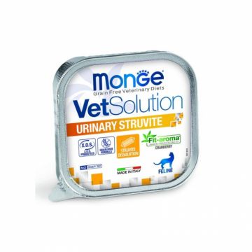 Hrana dietetica pentru pisici Monge VetSolution Urinary Struvite 100 gr