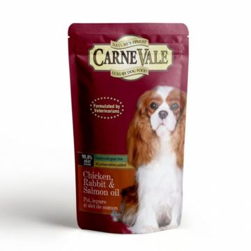 Hrana umeda pentru caini Carnevale cu pui  iepure 125 gr