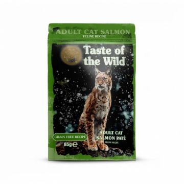 Hrana umeda pentru pisici Taste of the Wild Adult Pate cu somon 85 gr