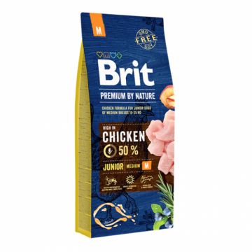 Hrana uscata pentru caini Brit Junior M 15 kg
