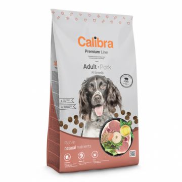 Hrana uscata pentru caini Calibra Premium Line Adult Pork 12 kg