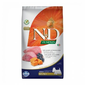 Hrana uscata pentru caini ND Mini Adult cu dovleac, miel  afine 2,5 kg
