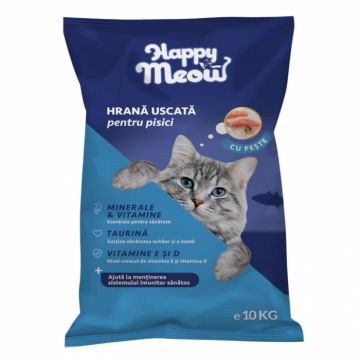 Hrana uscata pentru pisici Happy Meow cu peste 10 kg