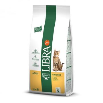 Hrana uscata pentru pisici Libra Adult cu pui 12 kg