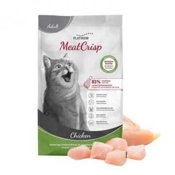Hrana uscata pentru pisici Platinum Meat Crisp Adult cu pui 3 kg