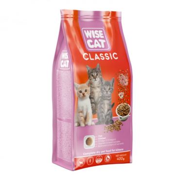 Hrana uscata pentru pisici Wise Classic Kitten 400 gr