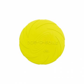 Jucarie pentru caini Disc Frisebee din cauciuc 15 cm