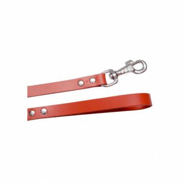 Lesa din piele pentru caini Trixie L1 rosie 10 1100 mm