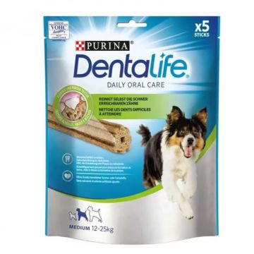 Recompense pentru caini Dentalife Medium ( 12 - 25 kg ) x 5 sticks