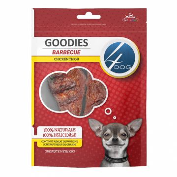 Recompense pentru caini Goodies Barbecue Chicken Thigh 100 gr