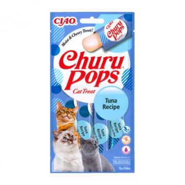 Recompense pentru pisici Churu Pops cu ton 4 buc x 15 gr