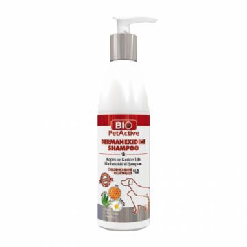 Sampon pentru caini  pisici Bio Pet Active Dermahexidine 250 ml