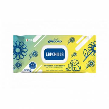 Servetele umede antibacteriene cu musetel 40 buc