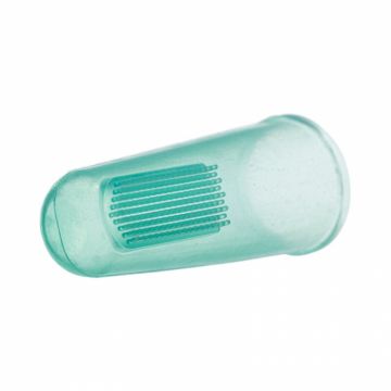Set 2 x periute de dinti tip degetar din siIlicon Trixie 6 cm