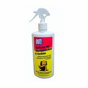 Solutie anti pete si anti mirosuri pentru caini Out 235 ml