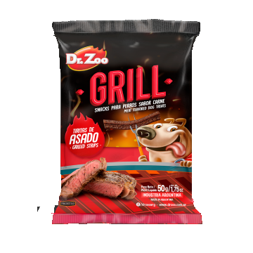 Dr Zoo GRILL, recompense caini, Grilled Strips, 50 g