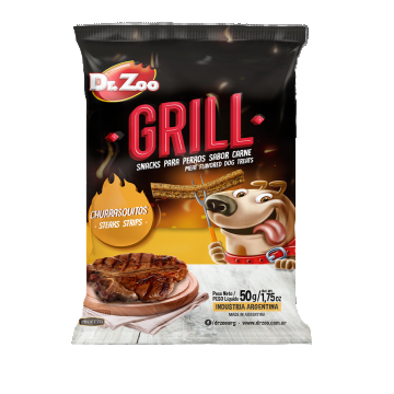 Dr Zoo GRILL, recompense caini, Steaks Strips, 50 g