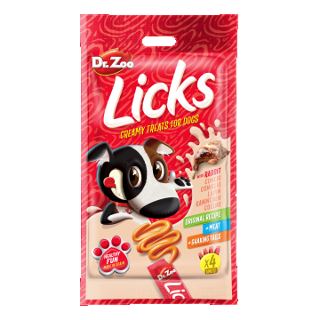 Dr Zoo Licks, recompense caini, Iepure, 4x15 g