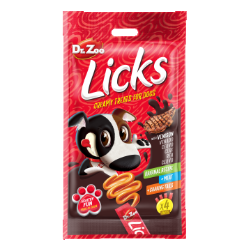 Dr Zoo Licks, recompense caini, Vanat, 4x15 g