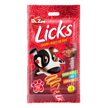 Dr Zoo Licks, recompense caini, Vita, 4x15 g