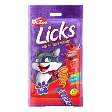 Dr Zoo Licks, recompense pisici, Miel, 4x15 g