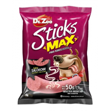 Dr Zoo Sticks MAX, recompense caini, Carnati, 50 g