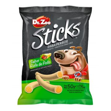 Dr Zoo Sticks, recompense caini, Rulouri de Pui, 50 g
