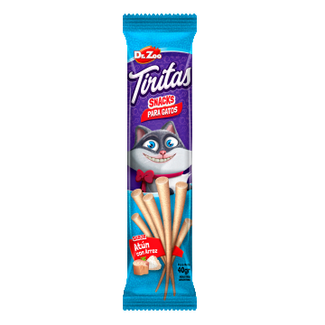 Dr Zoo Tiritas, recompense pisici, Ton si Orez, 40 g