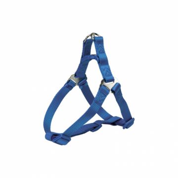 Ham pentru caini Premium One Touch Albastru XS-S 30-40 cm 10 mm