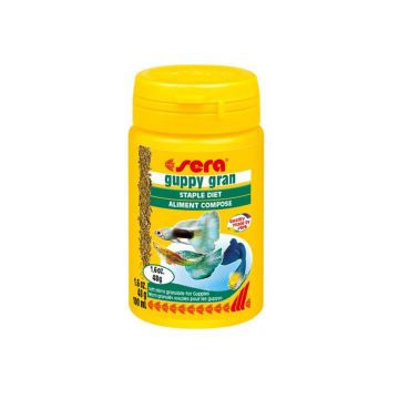Hrana granulata Sera Guppy Gran - 100 ml