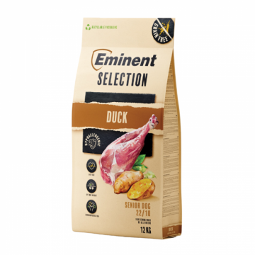 Hrana uscata pentru caini Eminent Selection Senior, Rata, Gluten Free, 22 10, 12kg