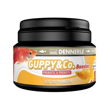 Hrana vivipari Dennerle Guppy&Co Granule 100ml