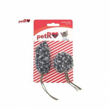 Jucarie pentru pisici Soarece  Minge Petro 2 buc   set