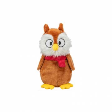 Jucarie Xmas Bufnita cu sunet din plus 33 cm