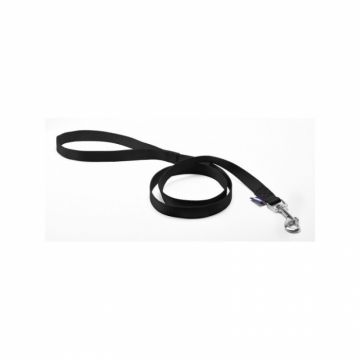 Lesa pentru caini din nylon neagra XXS 1 m   10 mm